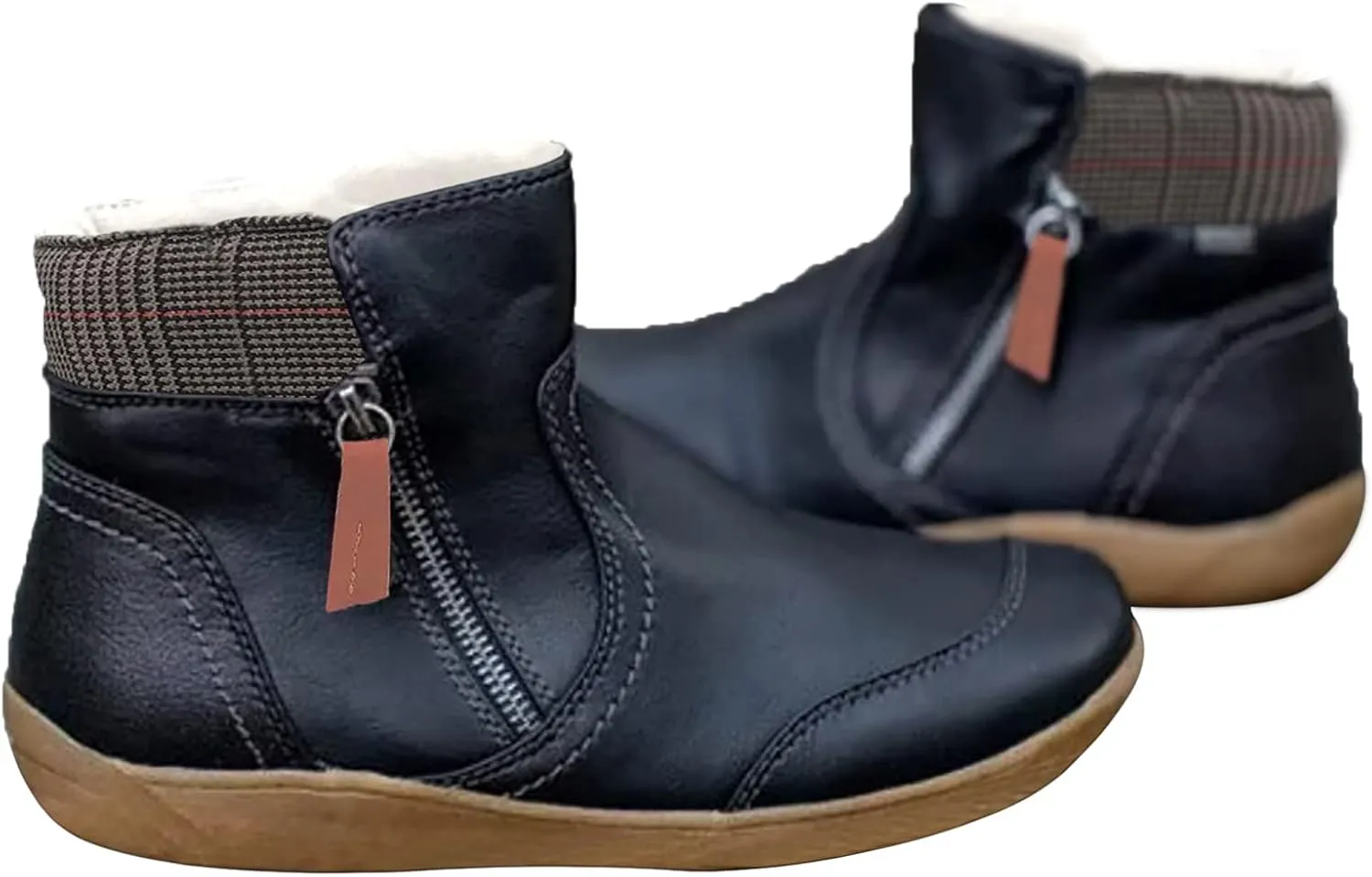 Snow Boots for Women Cute 10 Wide Womens Waterproof Snow Boots Size 6 Womens Winter Boots Slip Resistant Waterproof Work Boots for Women Botas De Invierno Para Mujer De Tacon Bajo Ortopedicas