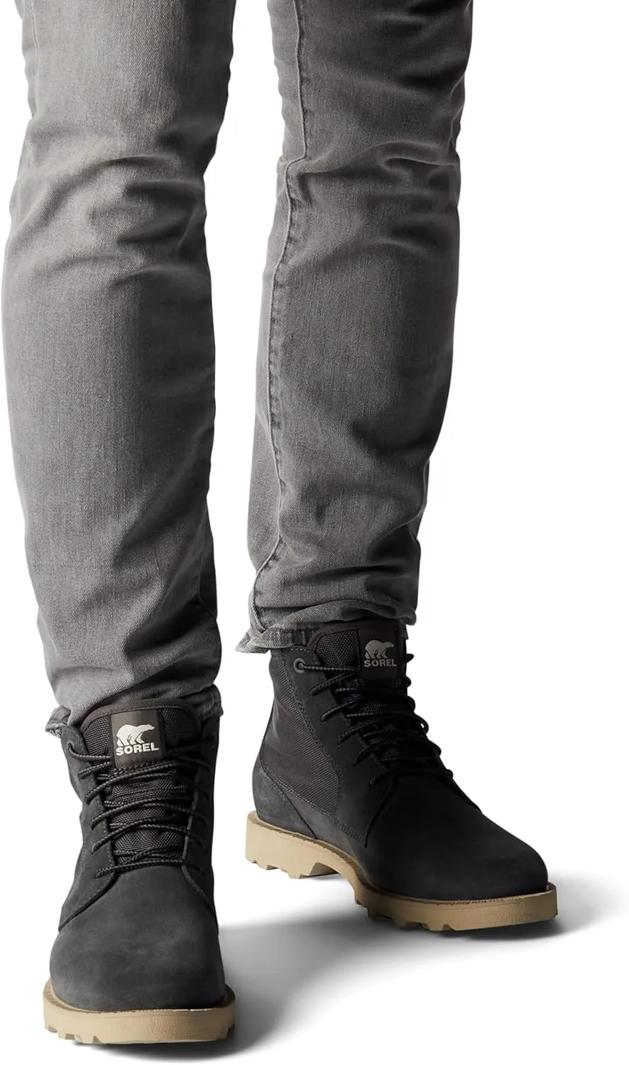 Sorel Men's Caribou Mod Chukka WP Boot ?? Waterproof Suede & Nylon Rain Boots