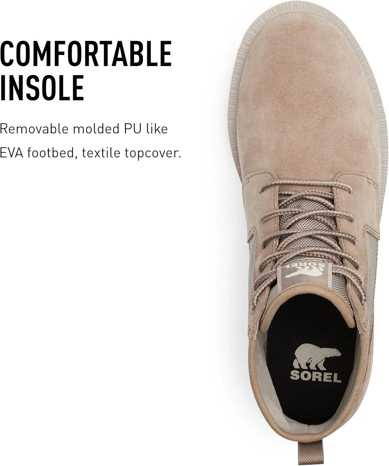 Sorel Men's Caribou Mod Chukka WP Boot ?? Waterproof Suede & Nylon Rain Boots