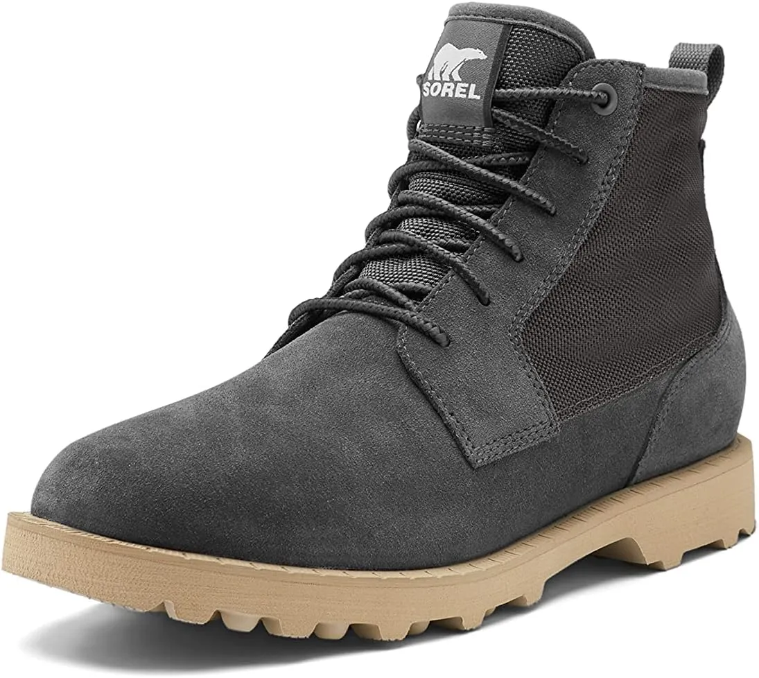 Sorel Men's Caribou Mod Chukka WP Boot ?? Waterproof Suede & Nylon Rain Boots