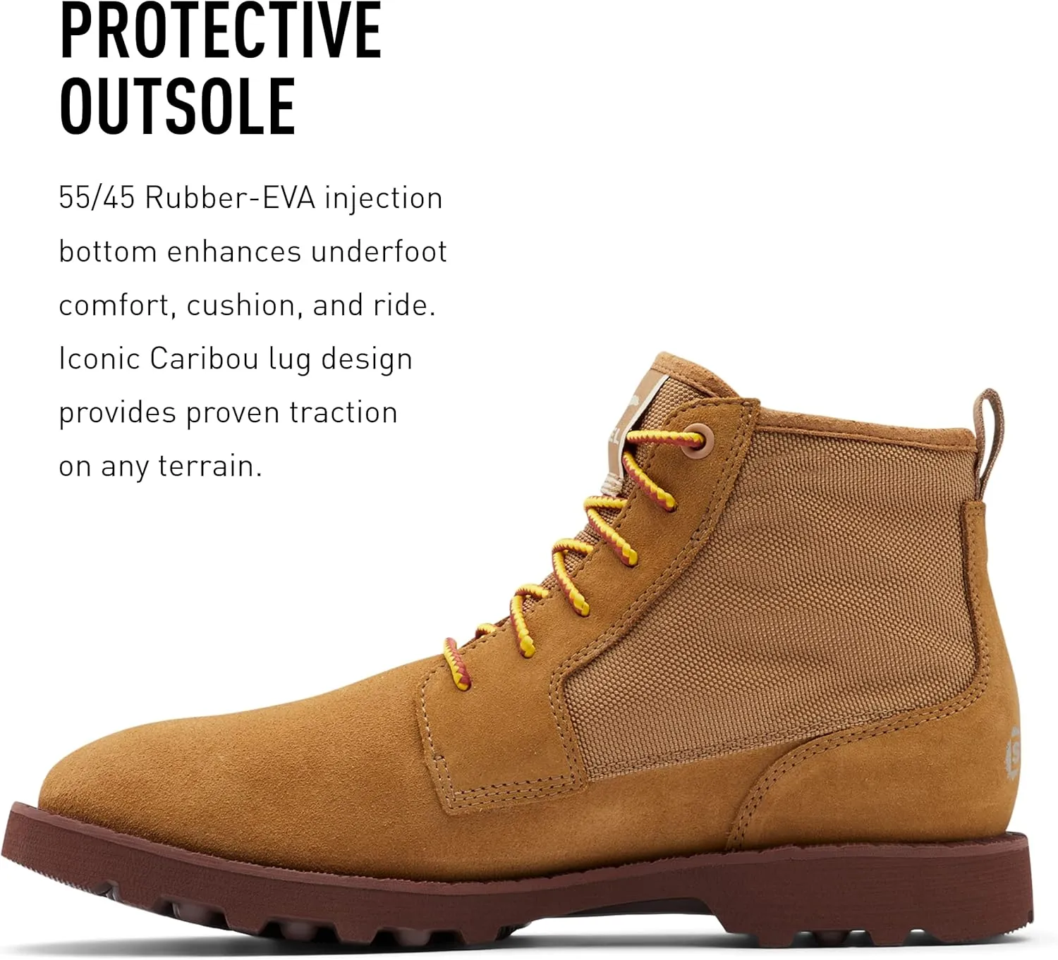 Sorel Men's Caribou Mod Chukka WP Boot ?? Waterproof Suede & Nylon Rain Boots