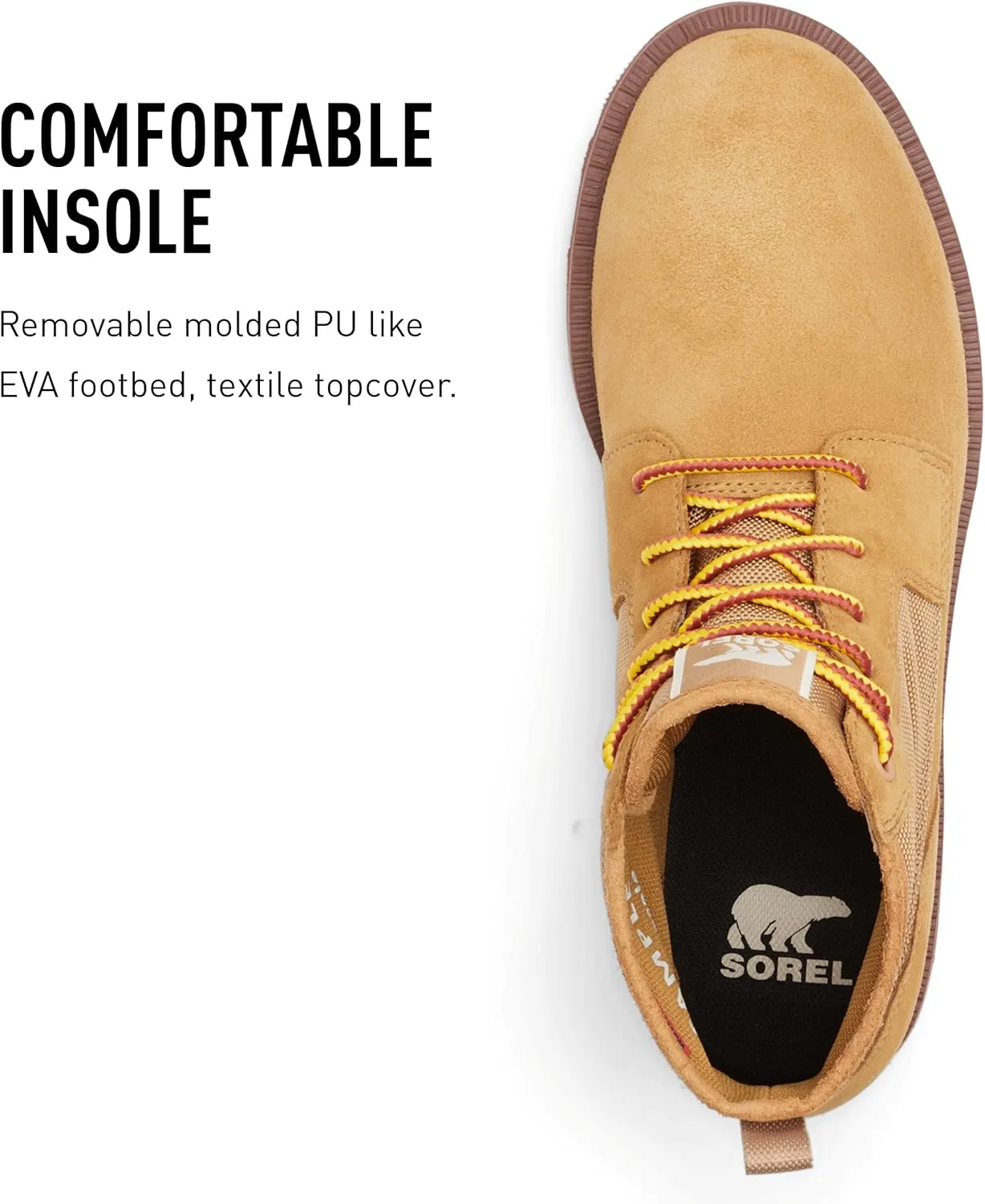 Sorel Men's Caribou Mod Chukka WP Boot ?? Waterproof Suede & Nylon Rain Boots