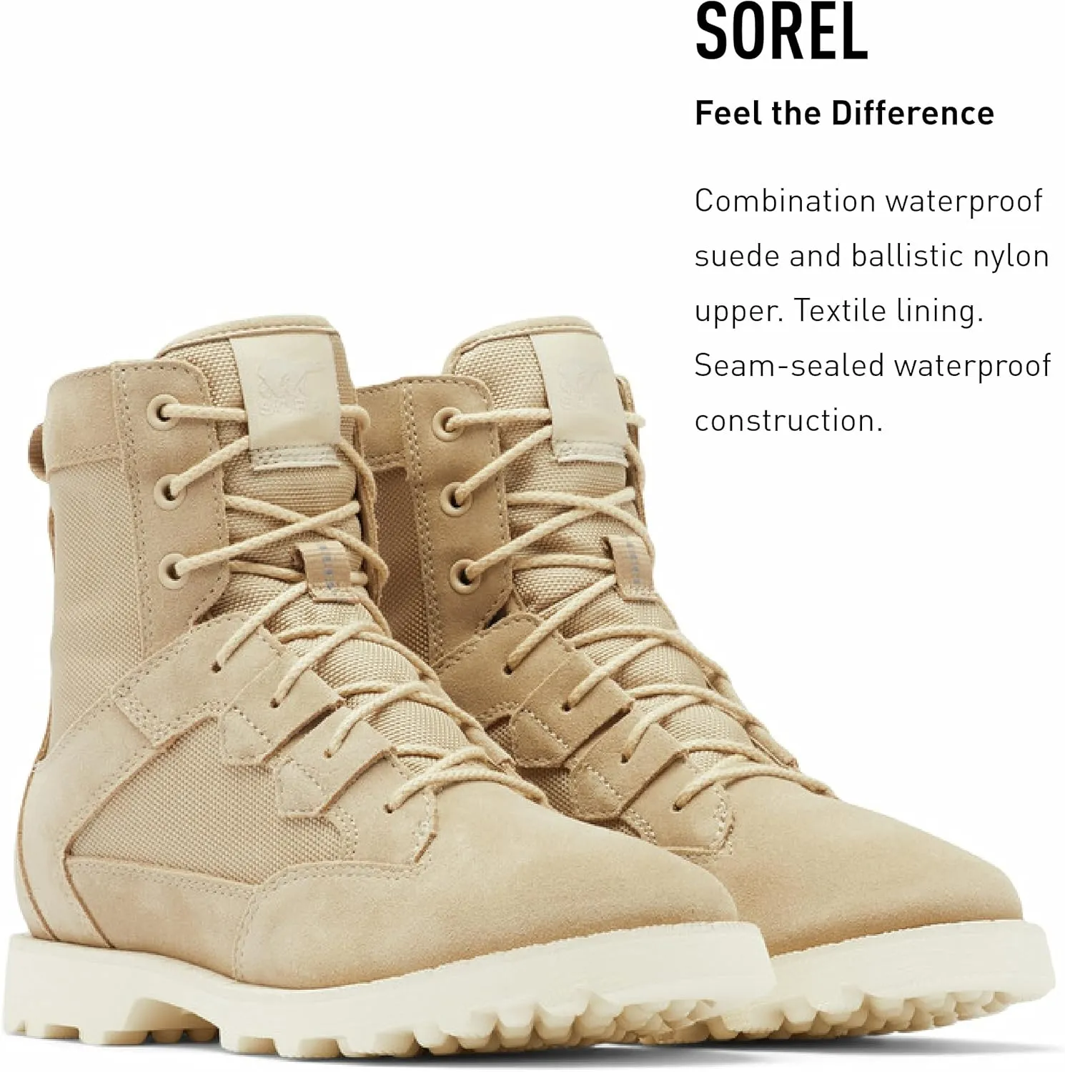 Sorel Women's OTM Caribou Boot  Waterproof Suede & Nylon Snow Boots
