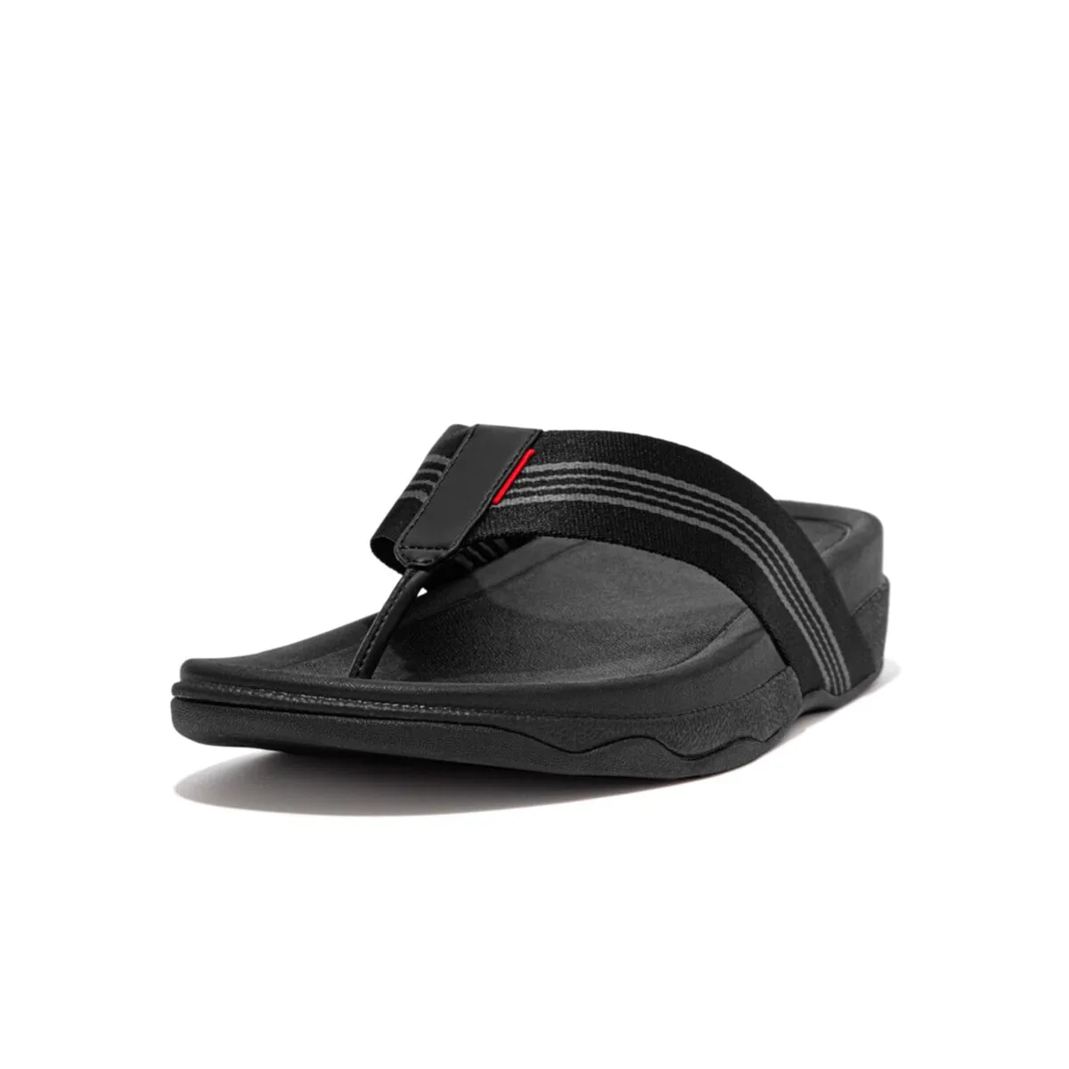 SURFER Stripe Webbing Toe-Post Sandals