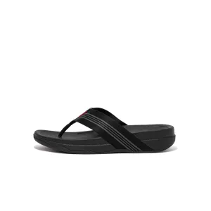 SURFER Stripe Webbing Toe-Post Sandals
