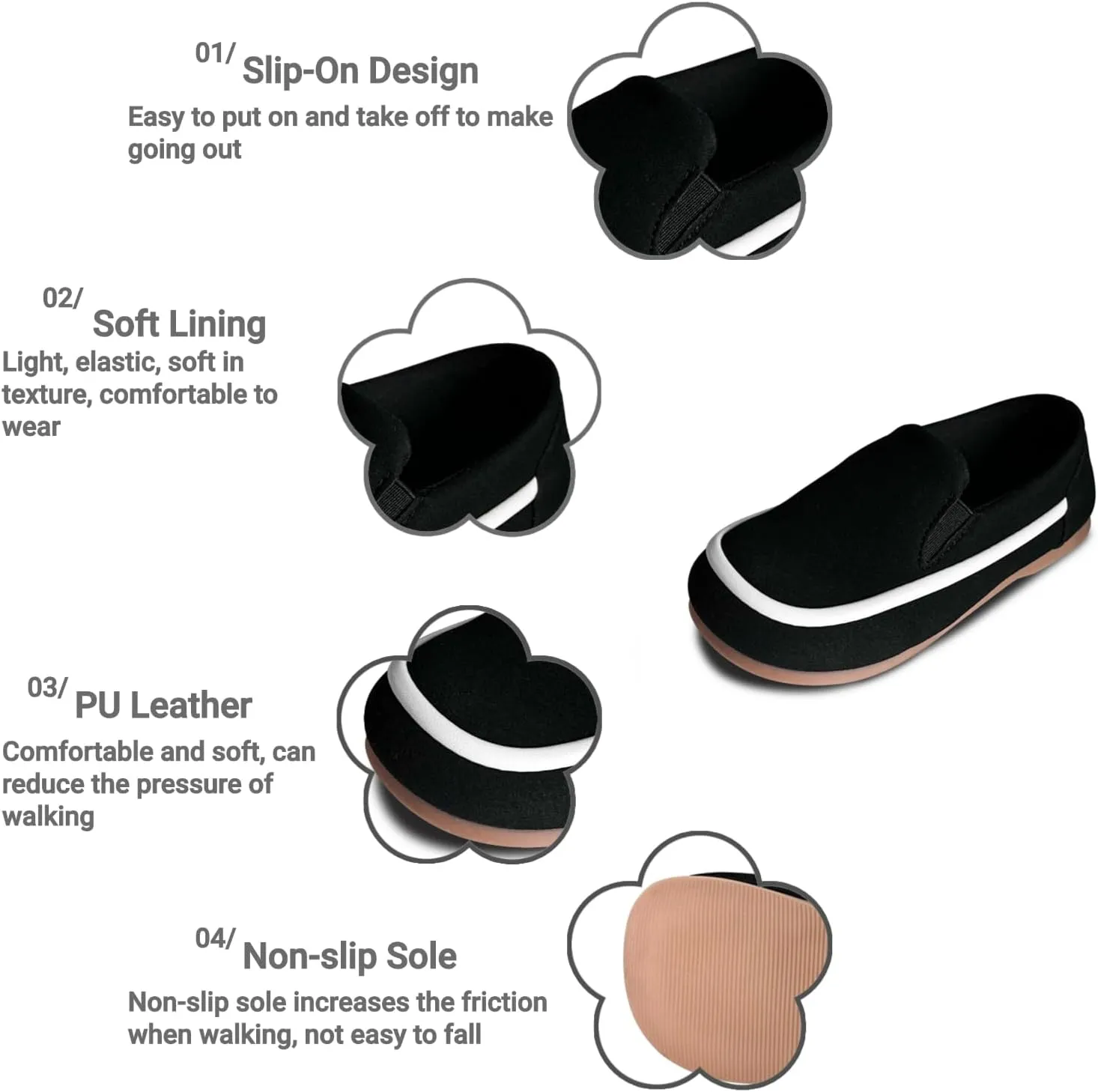 Toddler Boys Girls Leather Loafers Dress Shoes Little Kid Oxford Flats Casual Moccasins Slip-On School Uniform Walking Boat Shoes