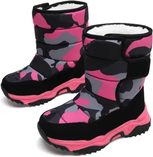 Toddler Girls Boys Snow Boots Non Slip Warm Boots Outdoor Boots Cotton Snow Boots Thickened Winter Warm Shoes