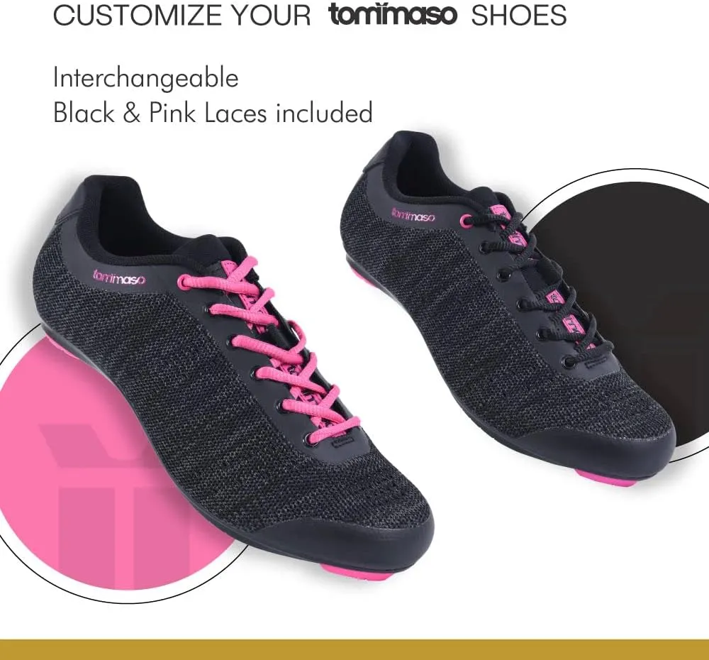 Tommaso Pista Elite SPD & Peloton Shoes for WomenReady to Ride with Peloton Delta Cleat or SPD Cleats for Road Bicycles & Most Indoor BikesExplore Vareity Cycling Shoes & Bike Accessories