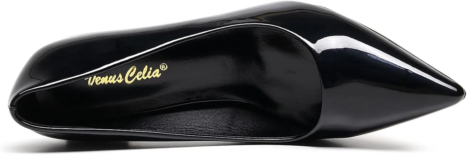 VenusCelia Women's Rokoko Pump Stiletto Heel Shoe