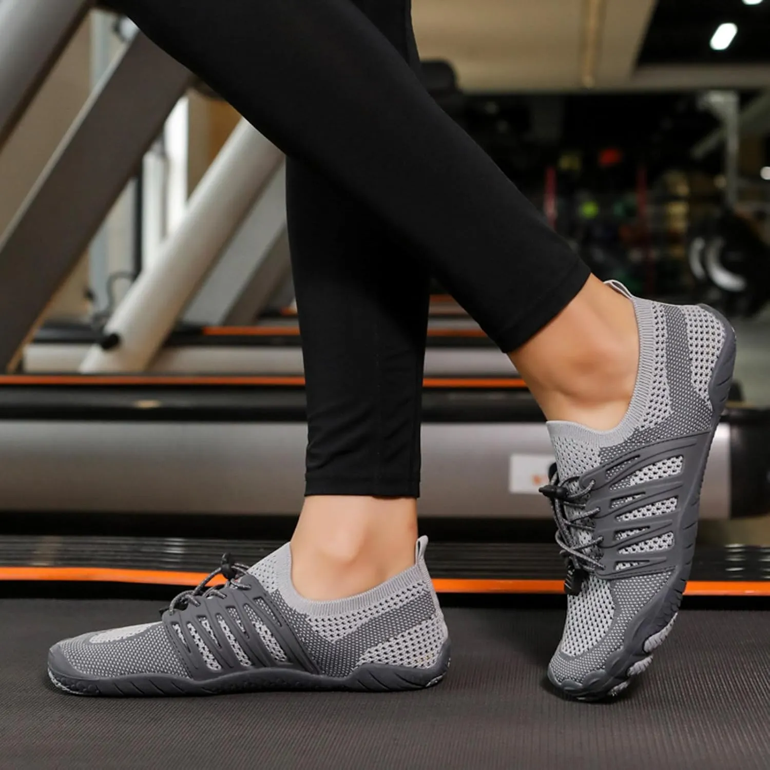 Water Shoes for Men Women Quick-Dry Barefoot Aqua Shoes Comfortable Volleyball Sneakers with Breathable Mesh Lightweight Outdoor Athletic Sport Shoes for Hiking Climbing Laceless Amphibious Shoe