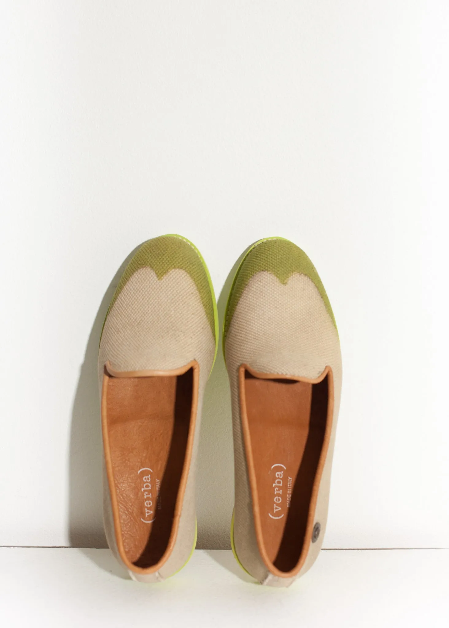 Wingtip Loafer in Lime - A Stylish and Fashionable Choice