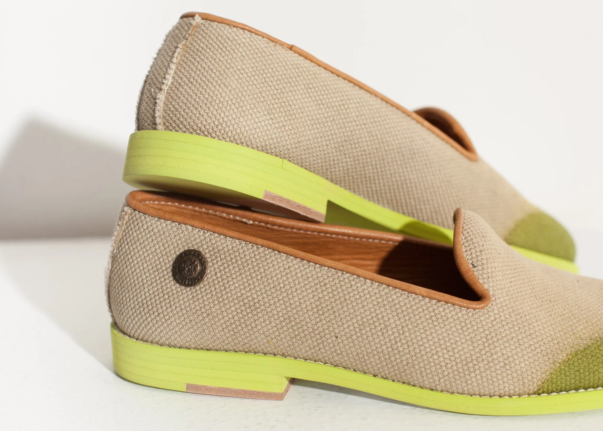 Wingtip Loafer in Lime - A Stylish and Fashionable Choice