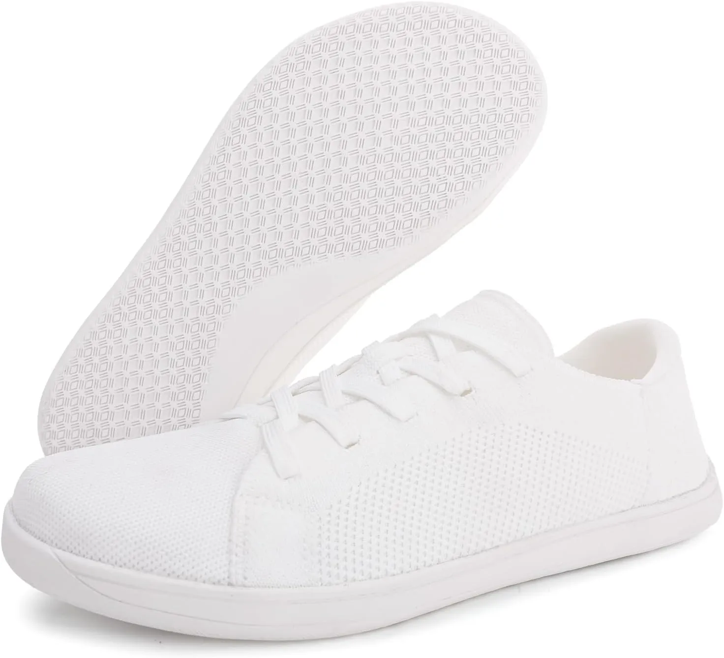 Women's Fashion Sneakers Wide Toe Box Barefoot Shoes Mesh Breathable Slip on Athletic Hiking Sports Shoes Casual Minimalist Summer Walking Sneakers