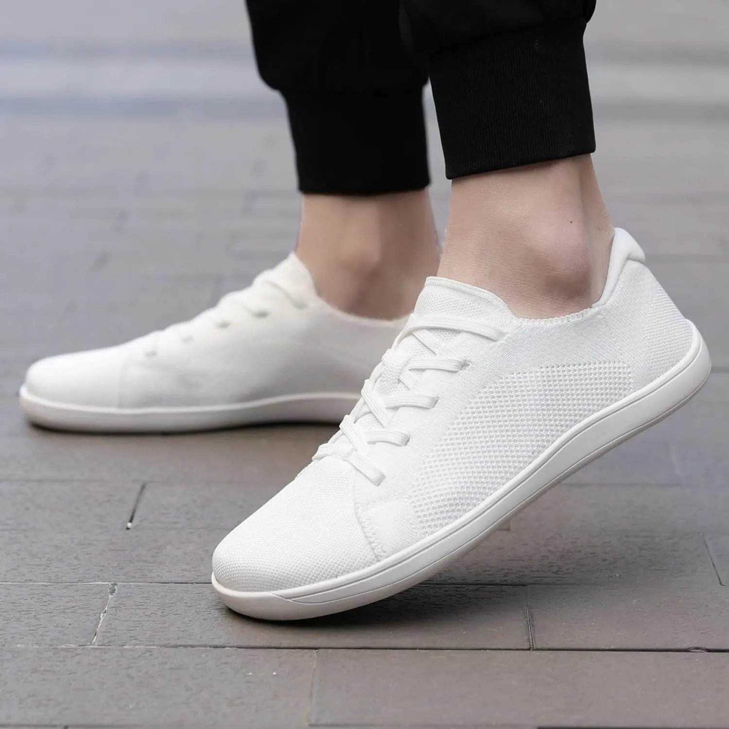 Women's Fashion Sneakers Wide Toe Box Barefoot Shoes Mesh Breathable Slip on Athletic Hiking Sports Shoes Casual Minimalist Summer Walking Sneakers