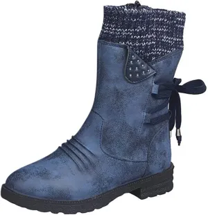 Womens Snow Boots Waterproof Insulated Wide Calf Womens Lightweight Hiking Snow Boots Waterproof Winter Boots Women Fur Size 11 Snowboarding Boots Botas Para Frio De Mujer Daily Deals