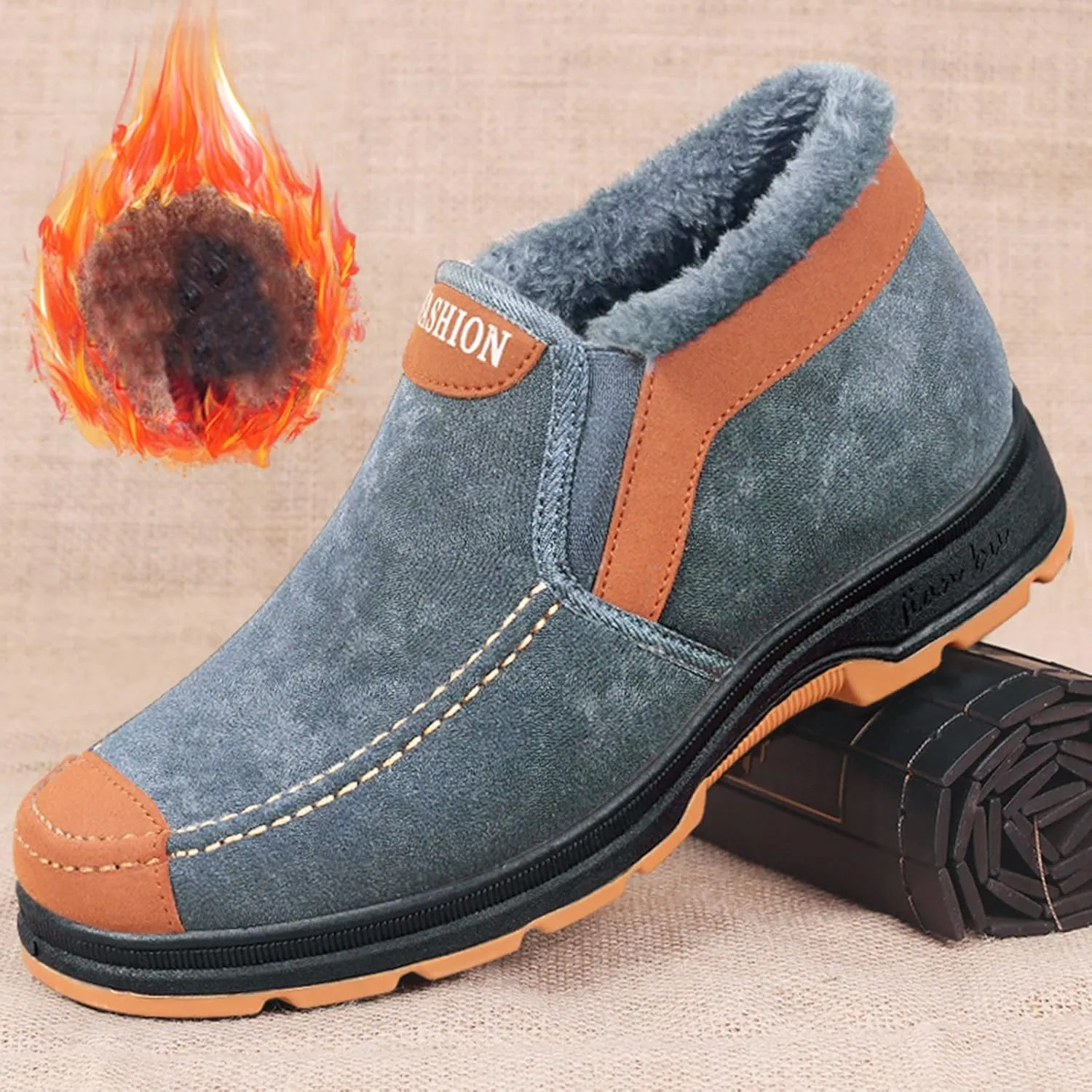 Women's Snowboard Boots Womens Snow Boots Ankle Boots Side Zipper Winter Work Boots for Women Waterproof Warm Winter Boots for Women 2023 Trendy Botas De Invierno Mujerpara Trabajo De Restaurante