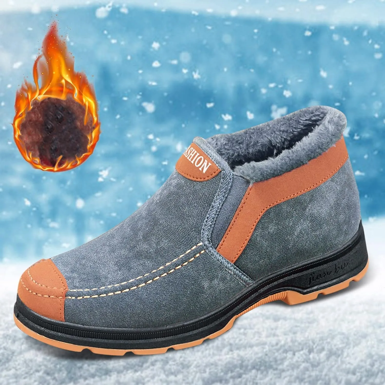 Women's Snowboard Boots Womens Snow Boots Ankle Boots Side Zipper Winter Work Boots for Women Waterproof Warm Winter Boots for Women 2023 Trendy Botas De Invierno Mujerpara Trabajo De Restaurante