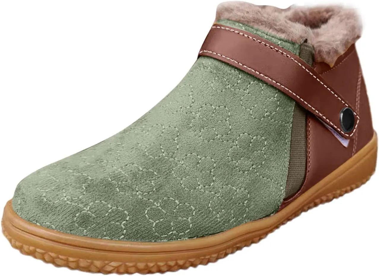 Womens Waterproof Winter Boots with Arch Support Wide Width Non Slip Winter Work Boots for Women Winter Boots for Women 8.5 Wide Outdoor Boots Women Warm Botas Nieve Mujer