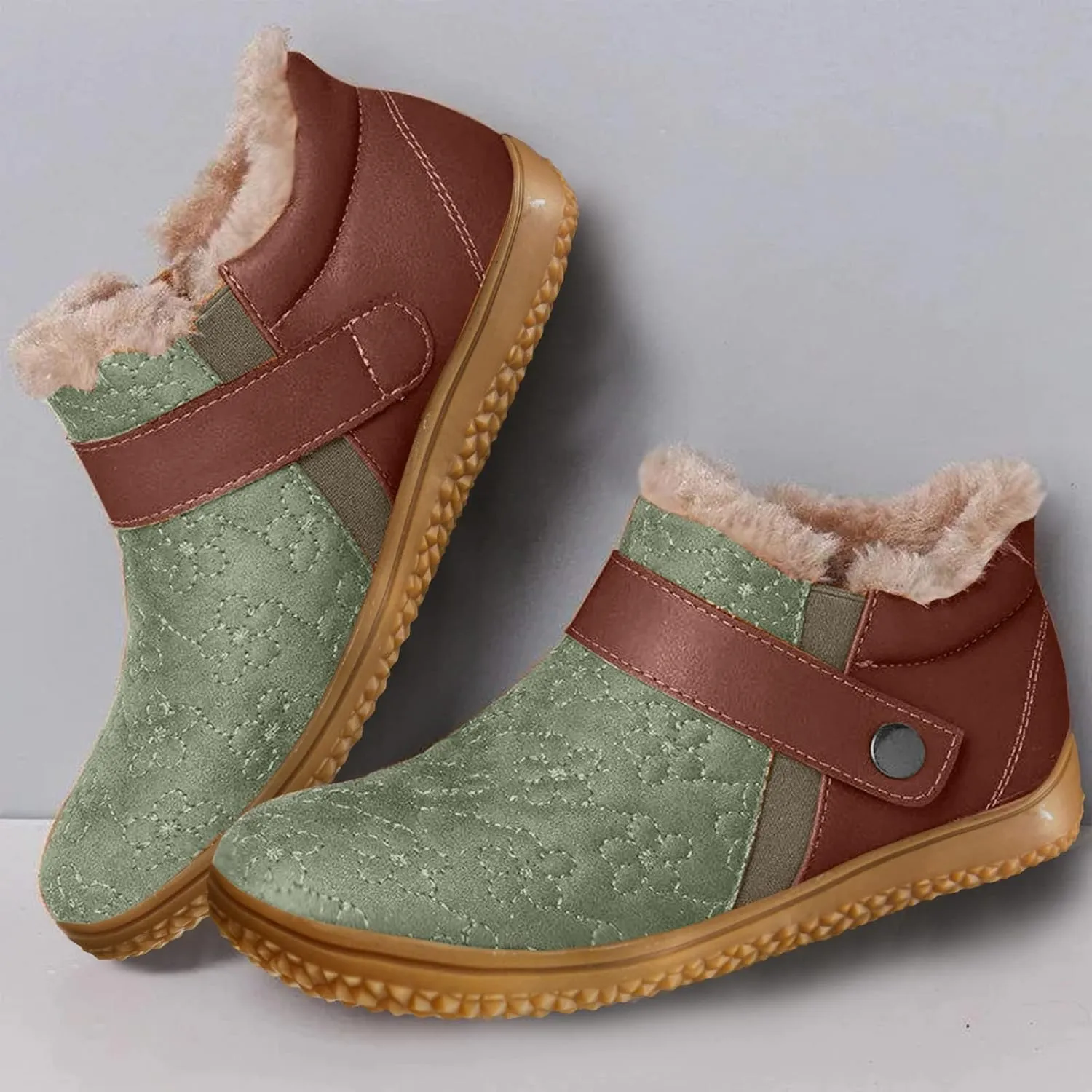 Womens Waterproof Winter Boots with Arch Support Wide Width Non Slip Winter Work Boots for Women Winter Boots for Women 8.5 Wide Outdoor Boots Women Warm Botas Nieve Mujer