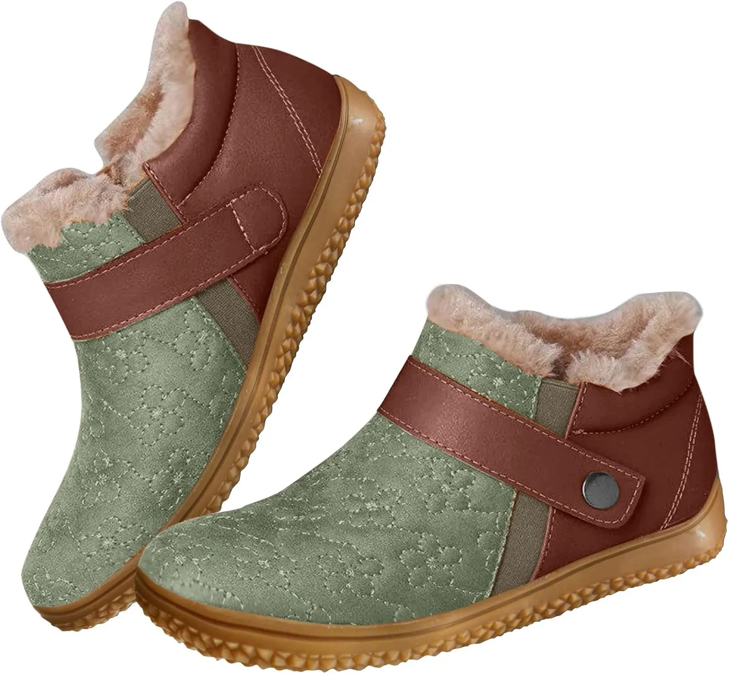 Womens Waterproof Winter Boots with Arch Support Wide Width Non Slip Winter Work Boots for Women Winter Boots for Women 8.5 Wide Outdoor Boots Women Warm Botas Nieve Mujer