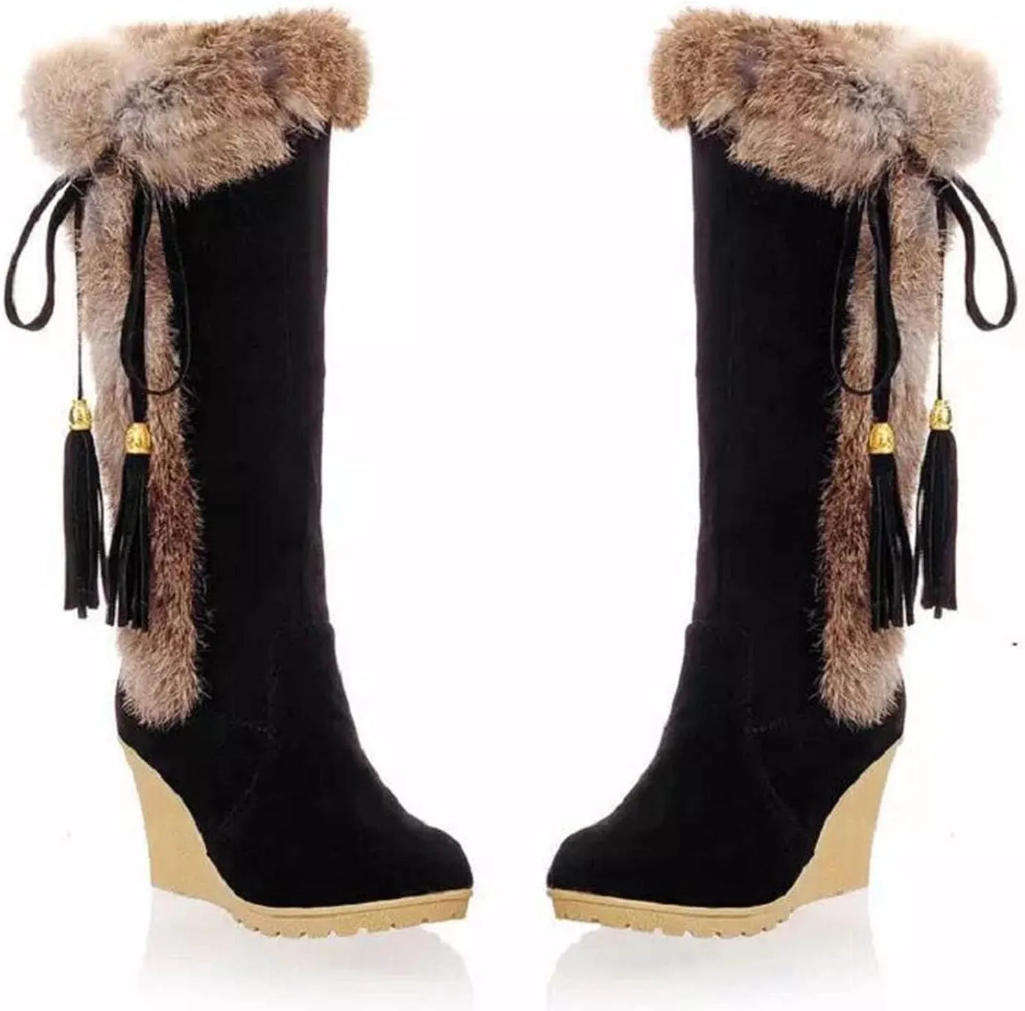 Zipper Winter Boots for Women Waterproof Snow Women's Winter Boots Waterproof Wide Width Womens Slip on Winter Boots Ankle Wide Snow Boots for Women Wide Width Botas De Trabajo En La Nieve Para Mujer